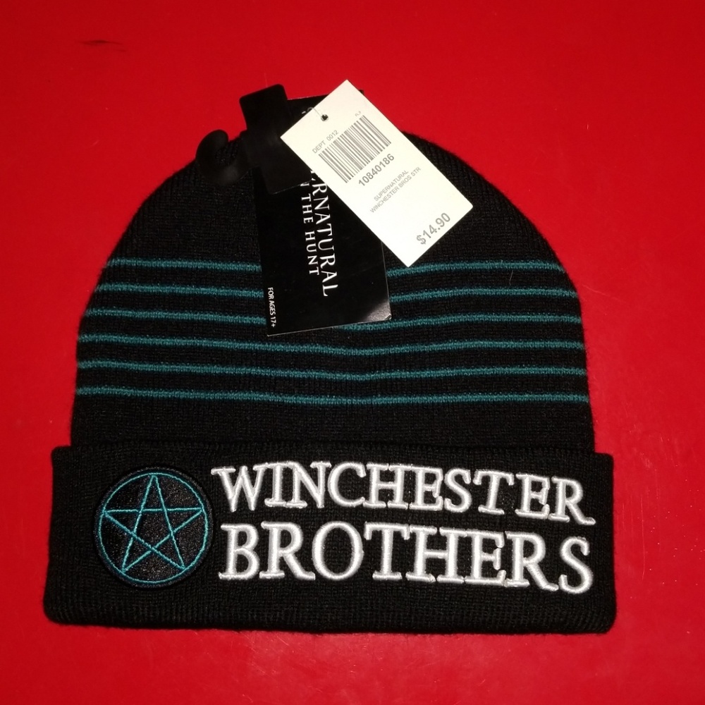 Supernatural Winchester bros beanie!